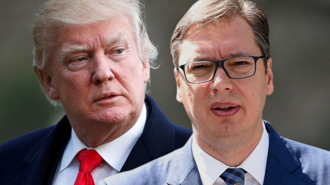 Aleksandar Vučić i Donald Tramp