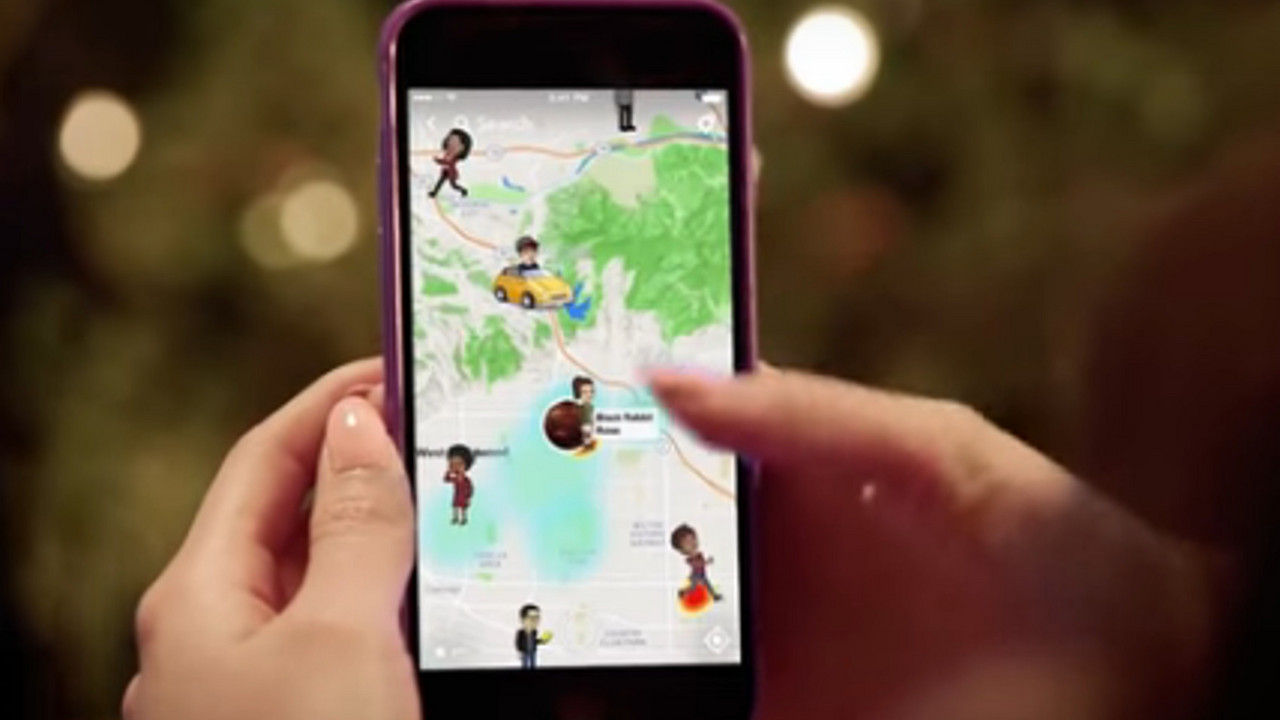snapchat map