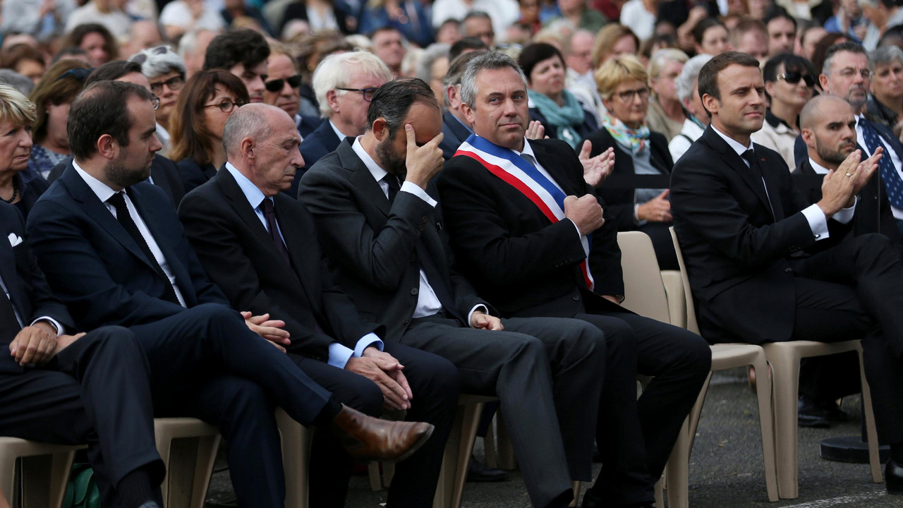 Žerar Kolomb, Eduar Filip, Emanuel Makron