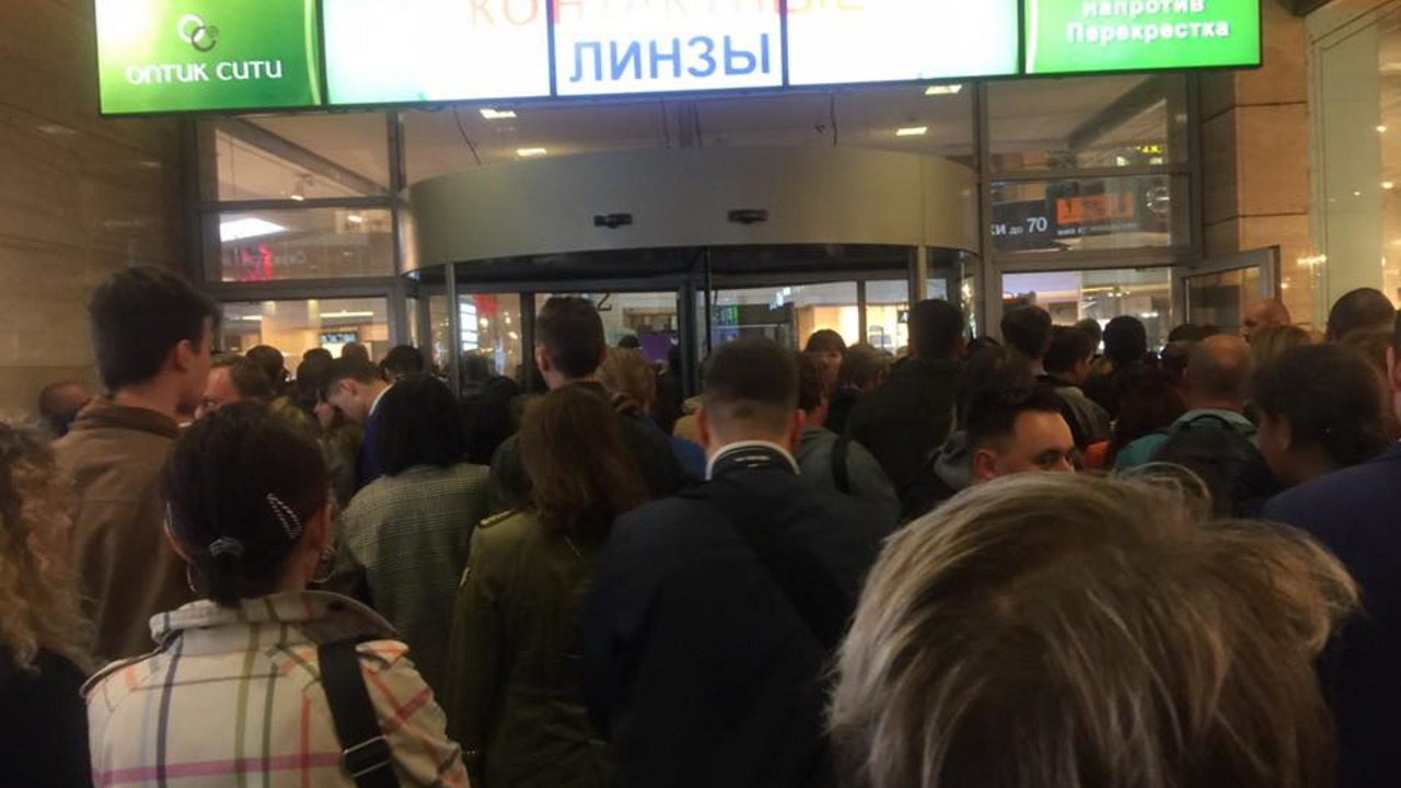 Evakuacija zgrade u Moskvi