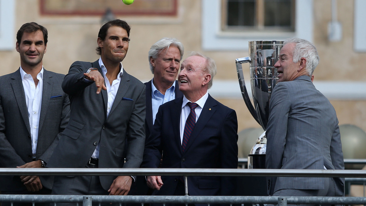 Rafael Nadal sa teniskim legendama uoči Lejver kupa u Pragu