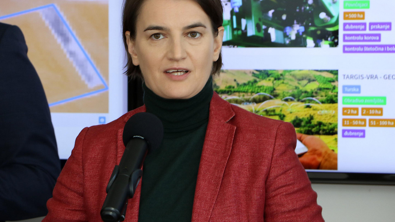 Premijerka Srbije Ana Brnabić