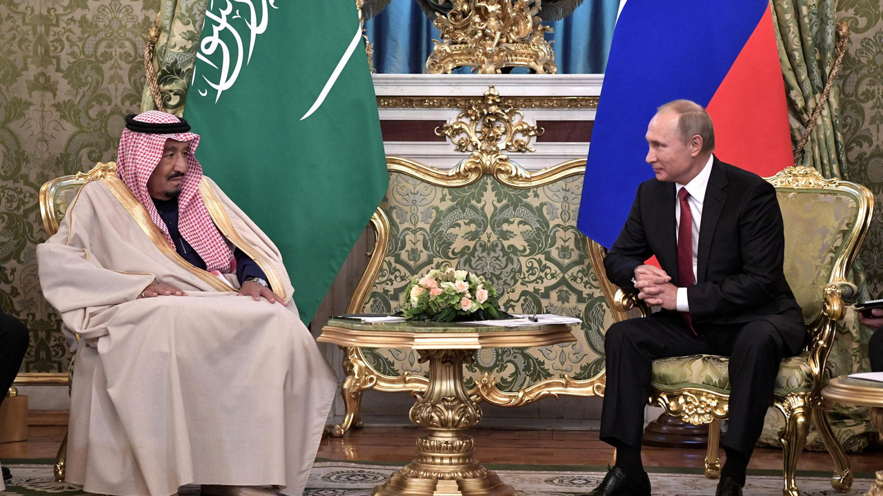 Saudijski kralj Salman i predsednik Rusije Vladimir Putin