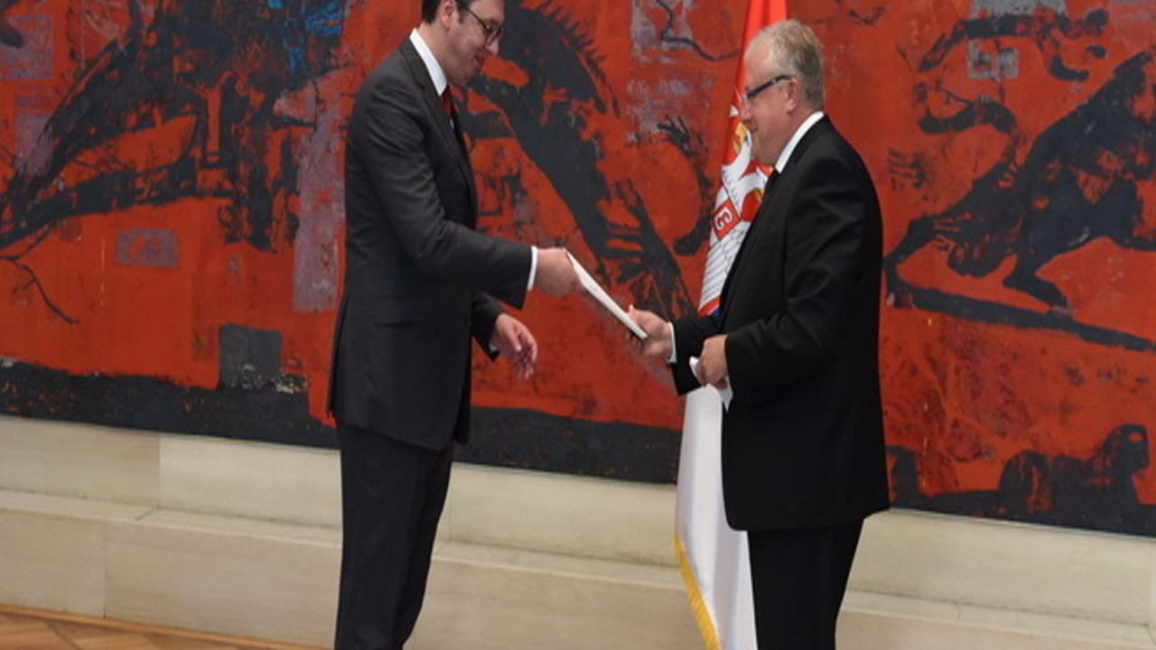 Vučić na predaji akreditiva