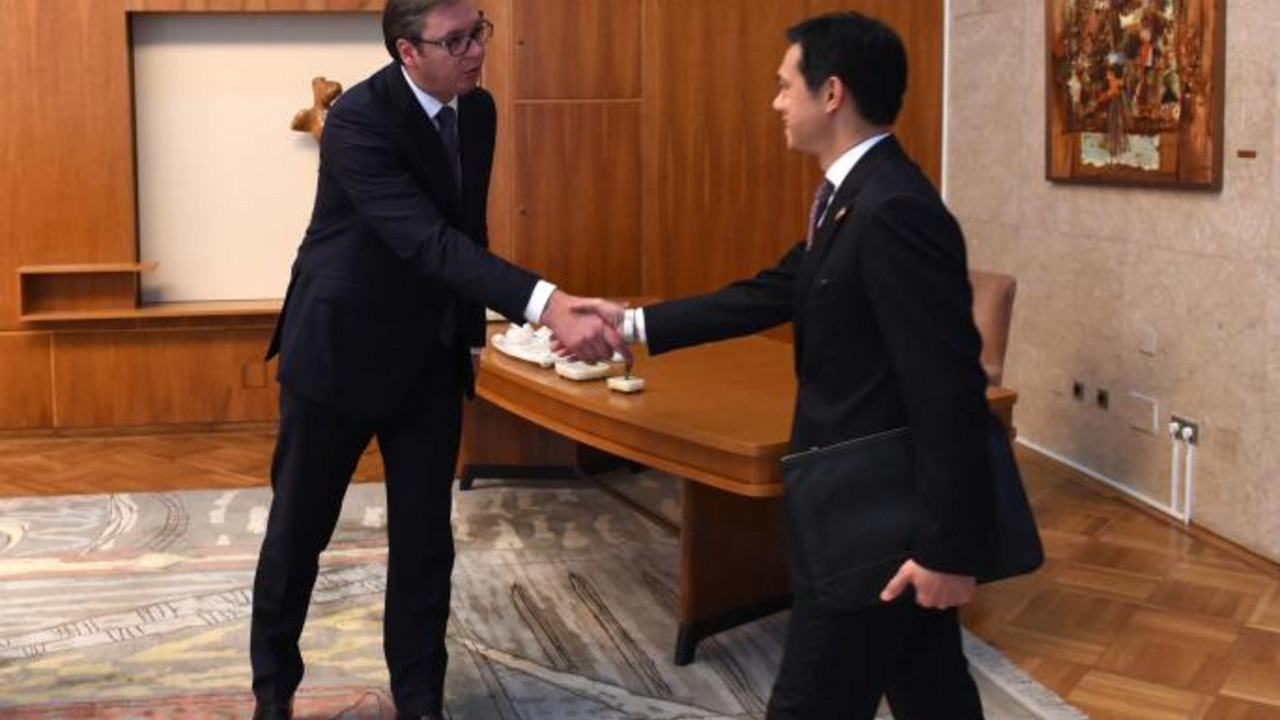Aleksandar Vučić i Brajan Hojt Ji