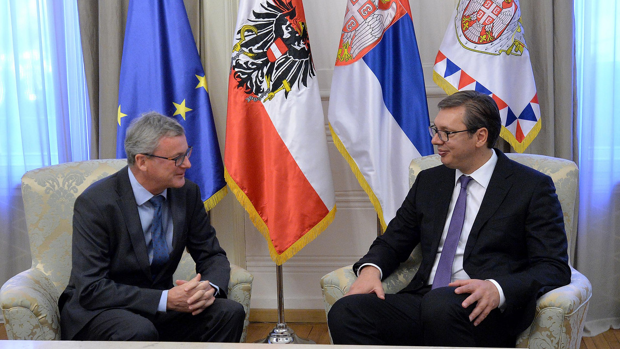 Johanes Ajngner i Aleksandar Vučić