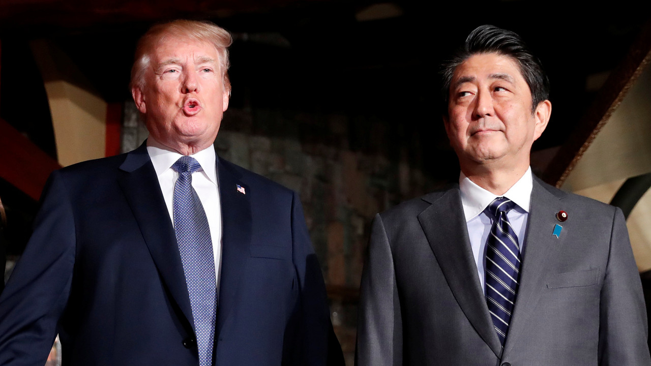 Donald Tramp i Šinzo Abe