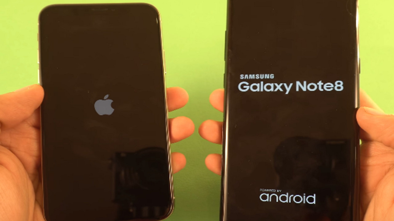 Ajfon X i Samsung Galaxy 