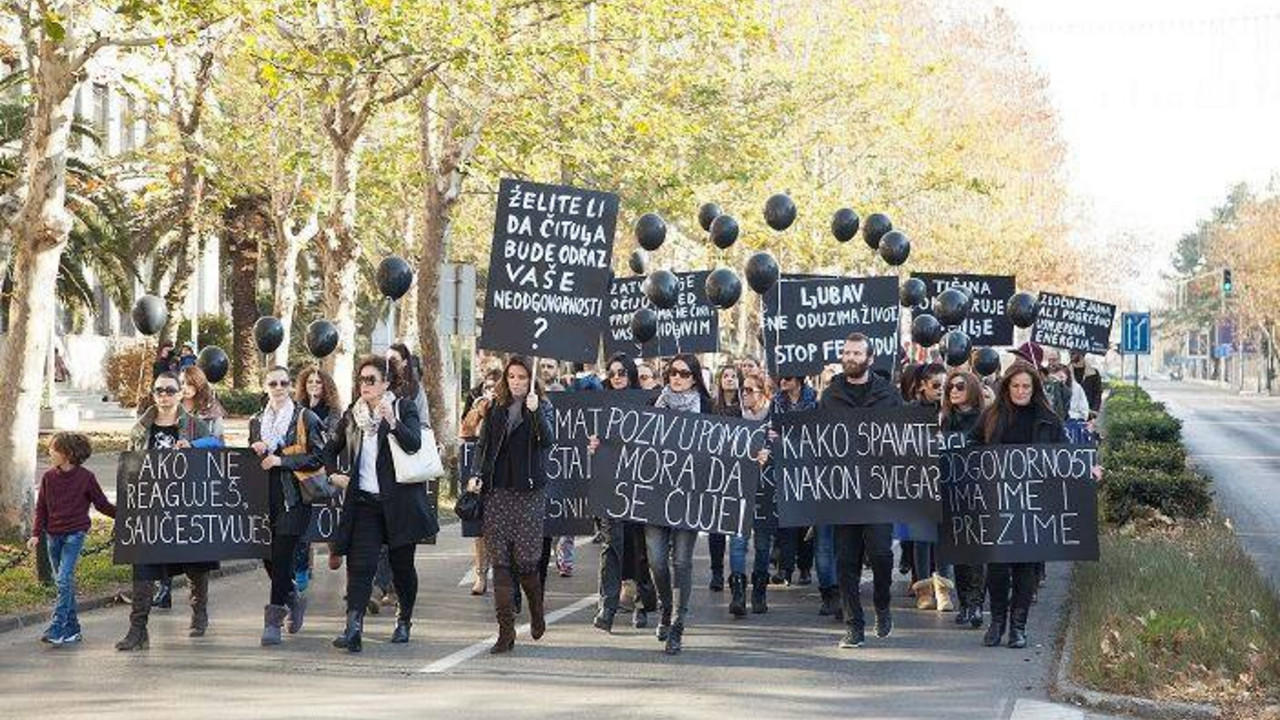 Protest Centra za zaštitu ženskih prava