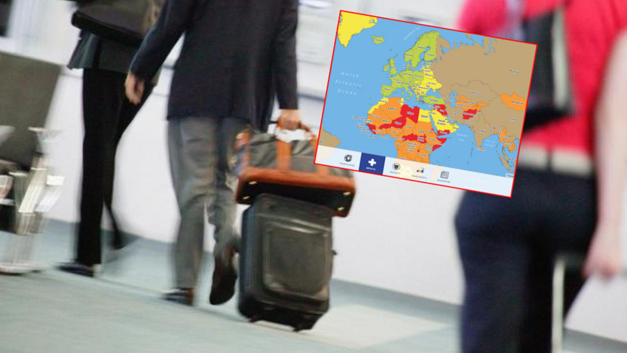 Interaktivna mapa o rizičnim destinacijama za putovanje