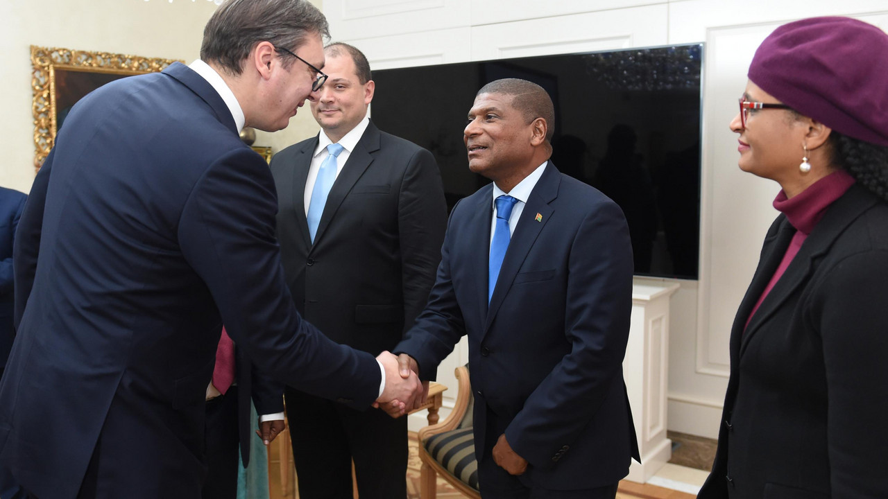 Aleksandar Vučić i premijer Gvineje Bisao
