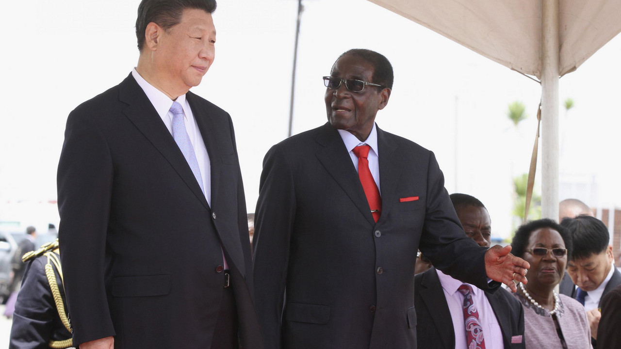 Si Đinping i Robert Mugabe