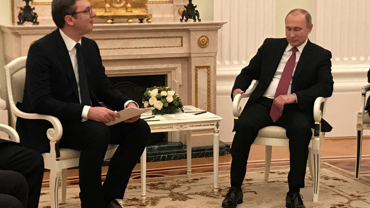 Aleksandar Vučić i Vladimir Putin