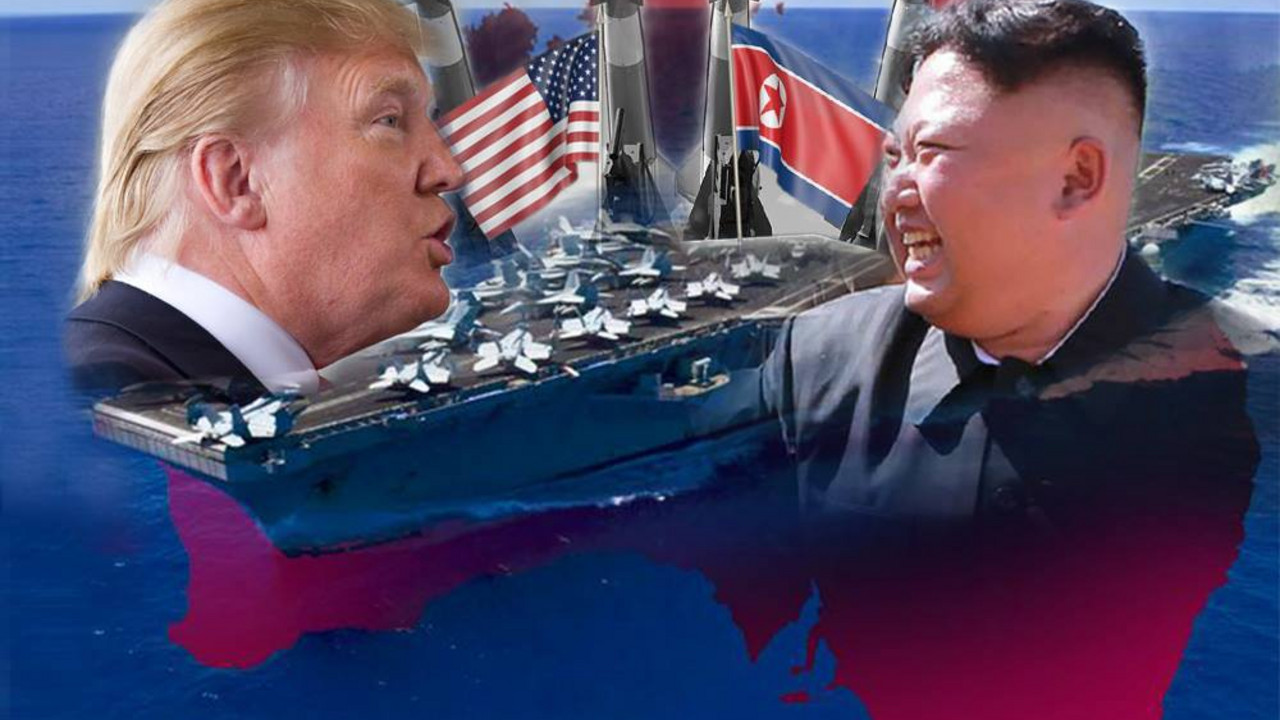 Donald Tramp i Kim Džon Un