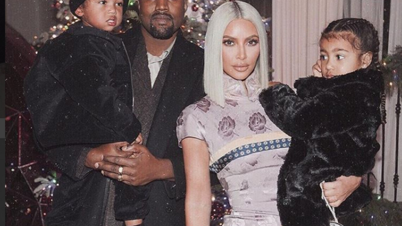 Kim Kardašijan sa porodicom