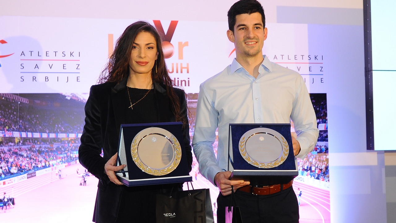 Ivana Španović i Lazar Anić
