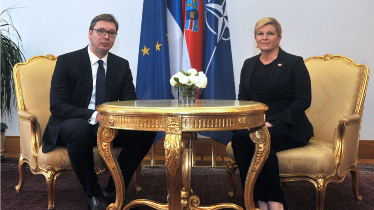 Aleksandar Vučić i Kolinda Grabar Kitarović