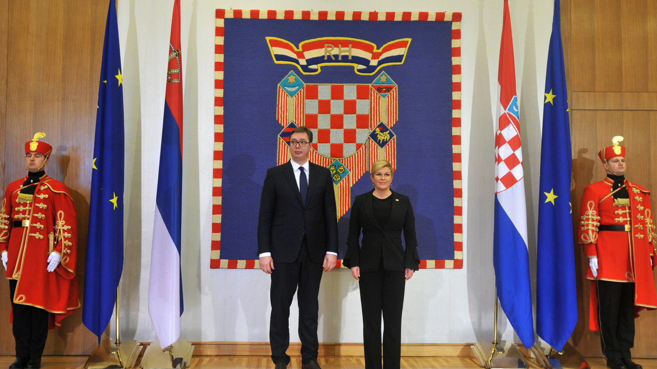 Aleksandar Vučić i Kolinda Gabar Kitarović