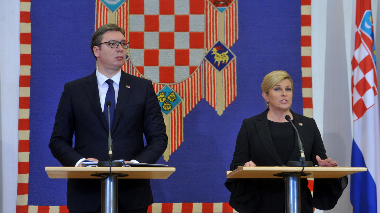 Aleksandar Vučić i Kolinda Grabar Kitarović
