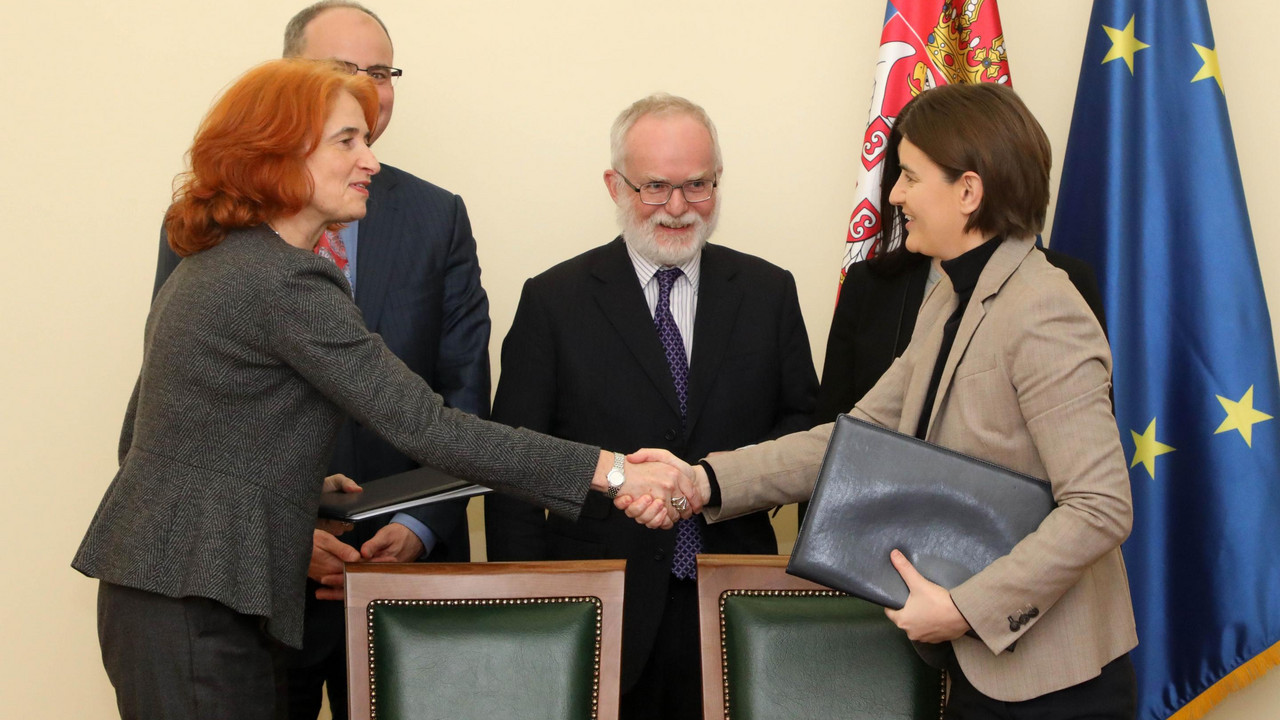 Džordžina Bejker i Ana Brnabić