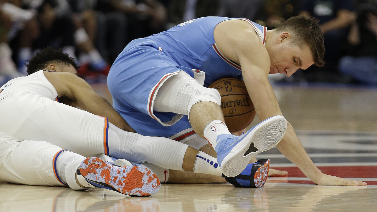 Bogdan Bogdanović na meču sa Njujorkom
