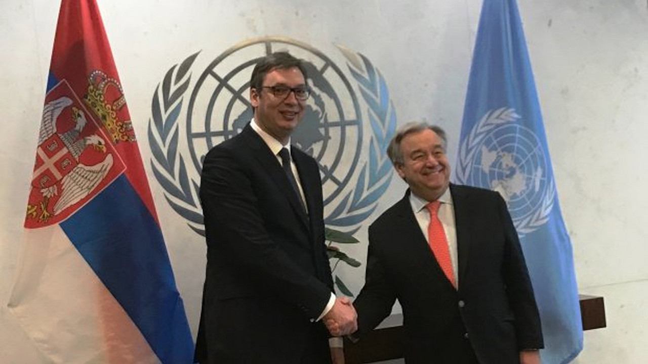 Aleksandar Vučić i Antonio Gutereš