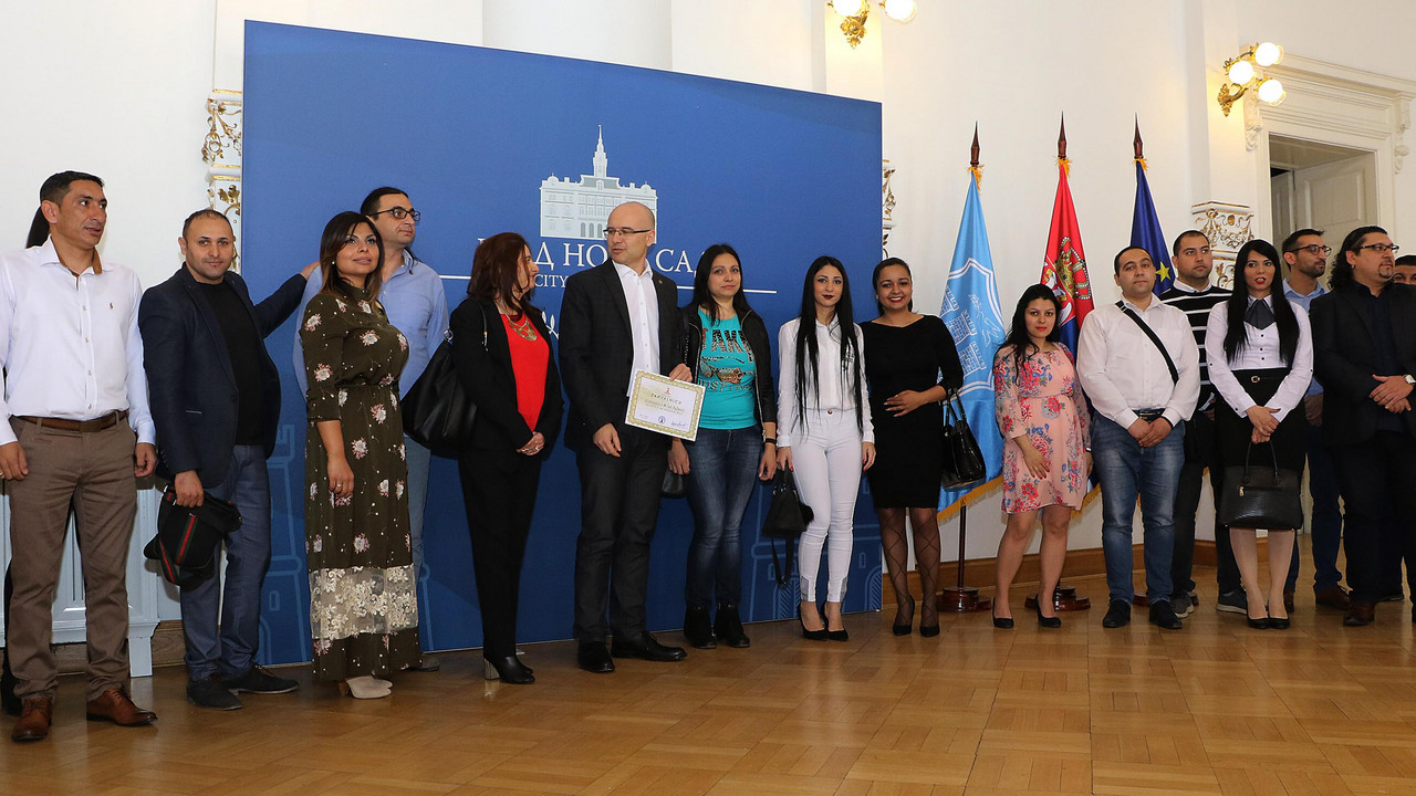 Gradonačelnik Novog Sada sa predstavnicima Romske zajednice