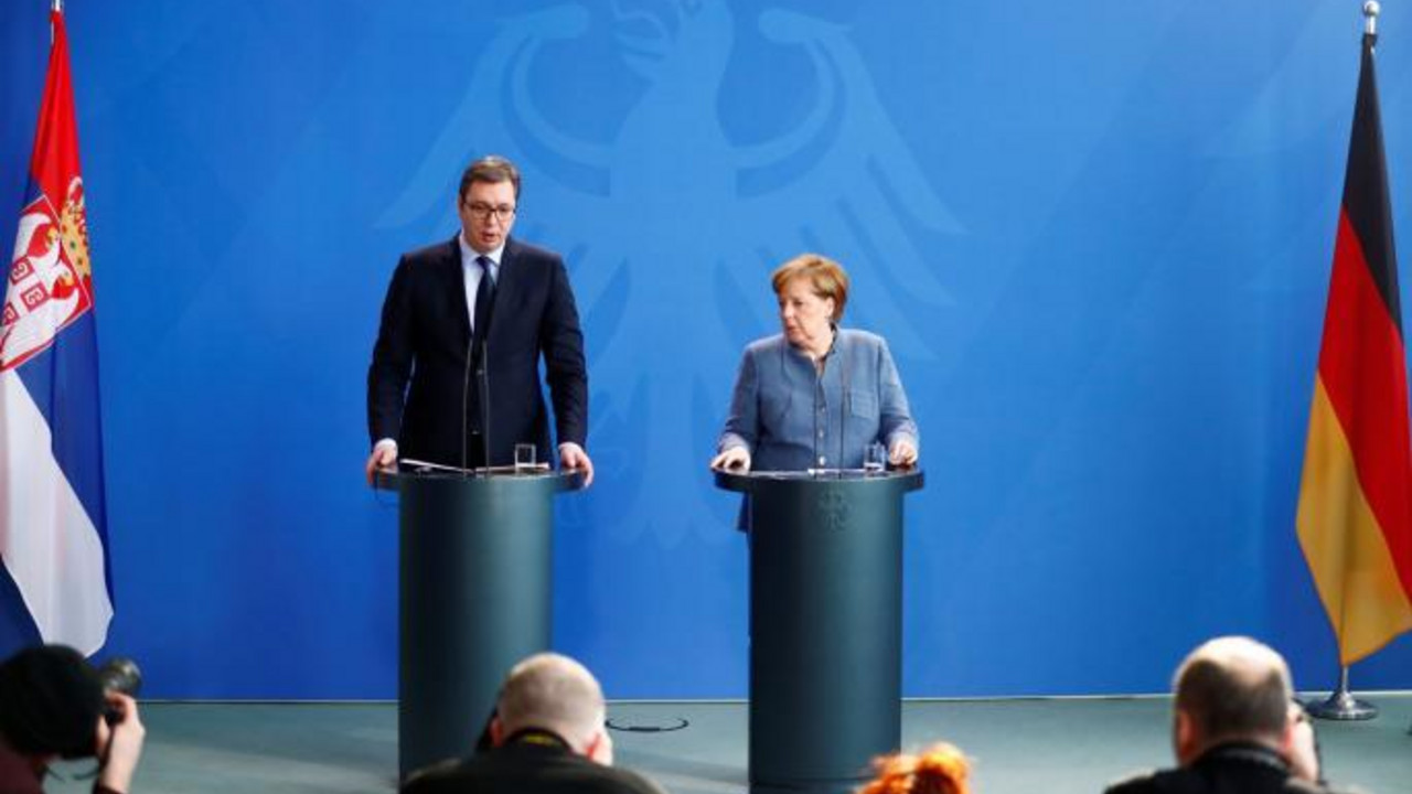 Aleksandar Vučić i Angela Merkel