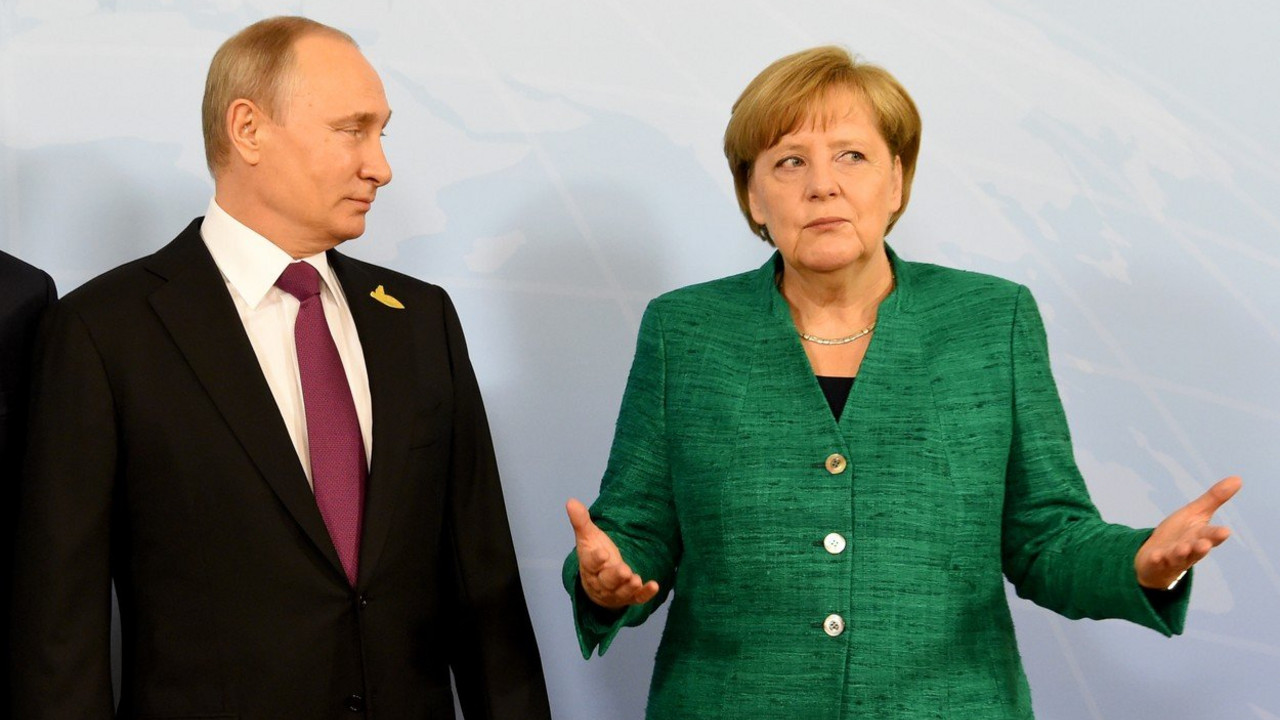 Vladimir Putin i Angela Merkel