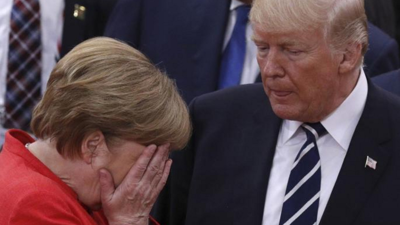 Merkel i Tramp
