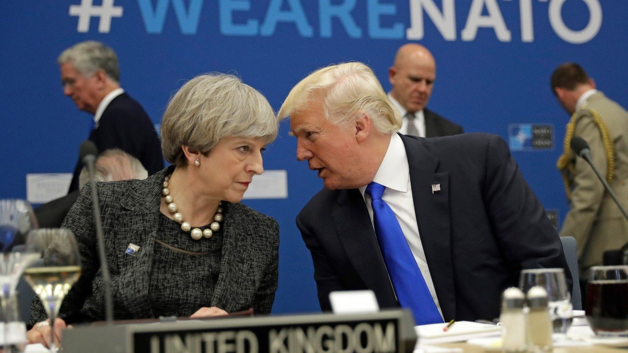 Donald Tramp i Tereza Mej