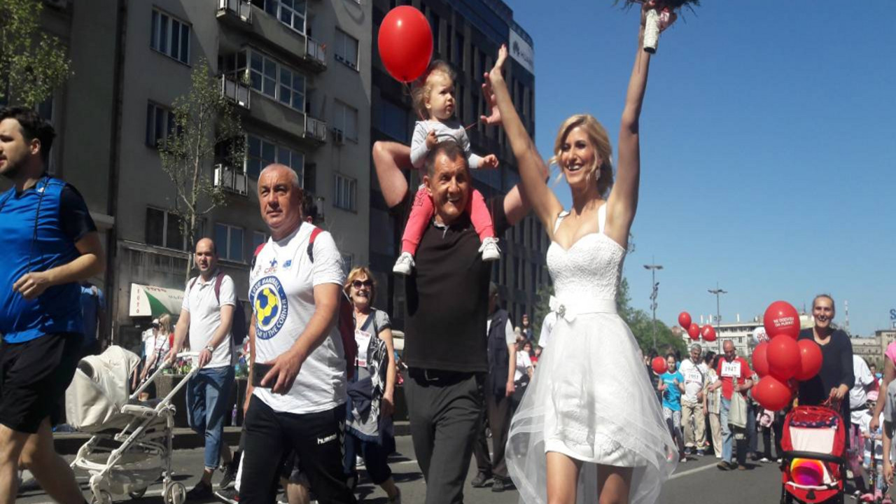 Mlada na Beogradskom maratonu 