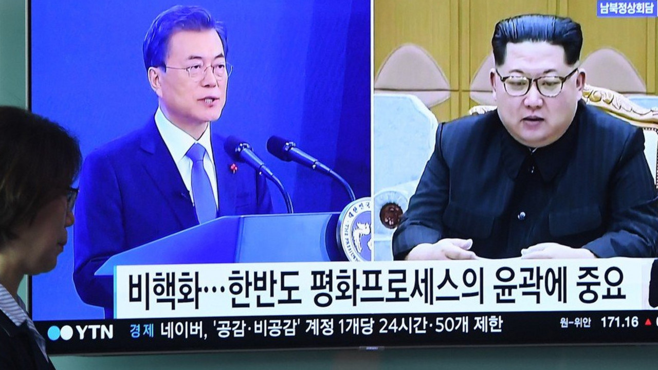 Mun Džae In, Kim Džong Un