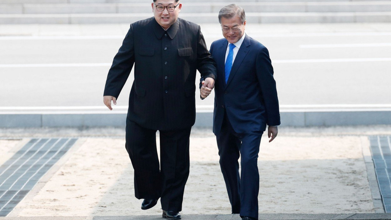 Kim Džong Un i Mun Džae-in 