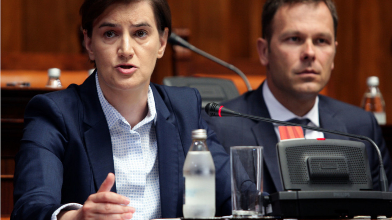 Ana Brnabić i Siniša Mali
