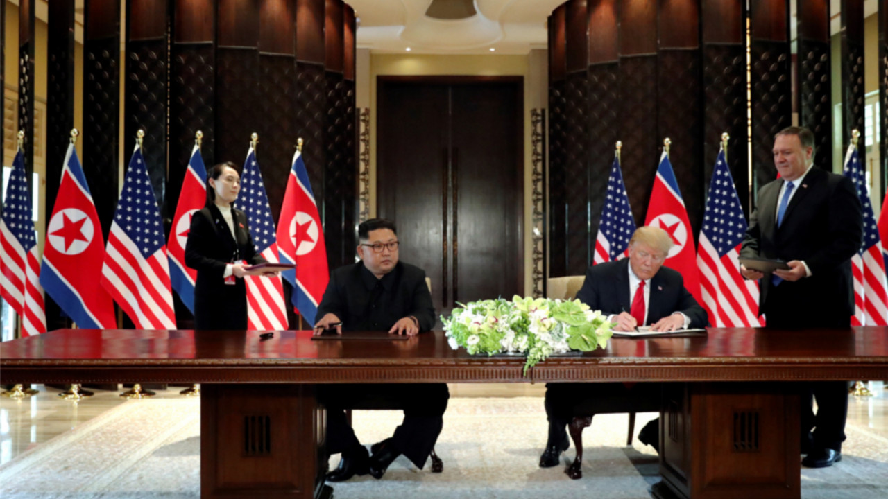 Kim Džong Un, Donald Tramp
