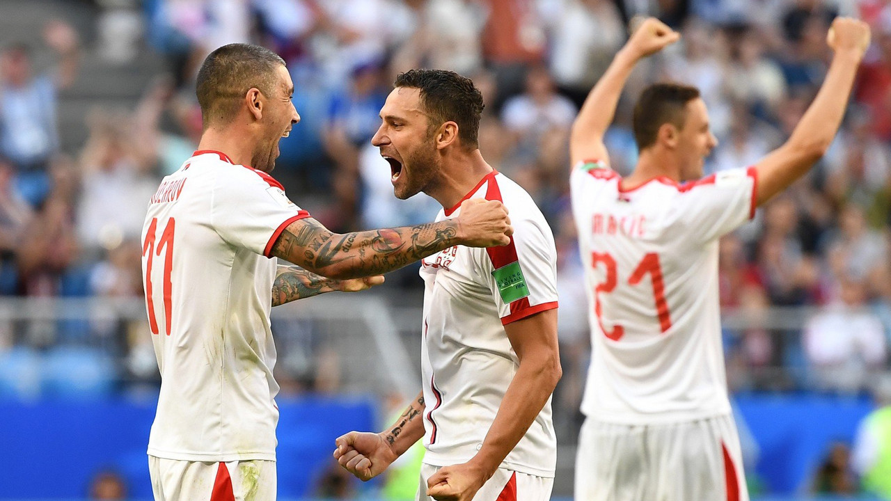 Slavlje fudbalera Srbije