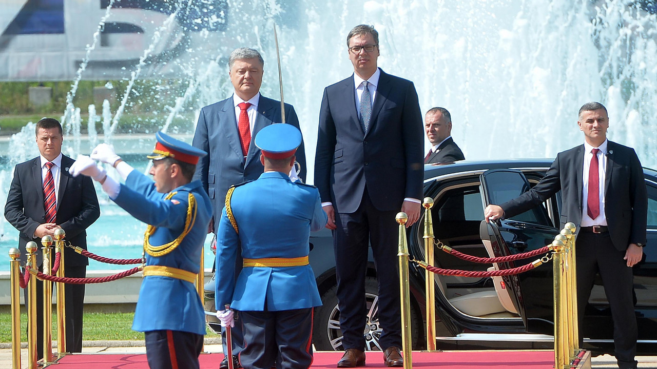Petro Porošenko i Aleksandar Vučić