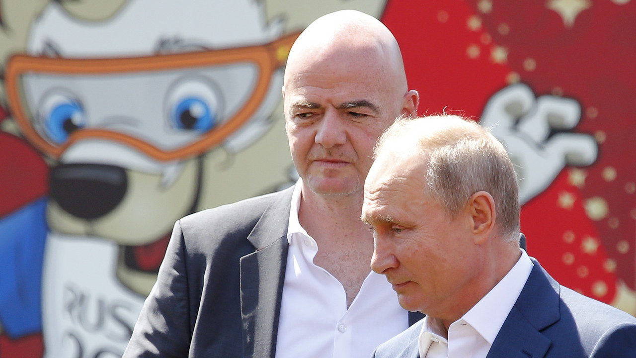 Đani Infantino i Vladimir Putin