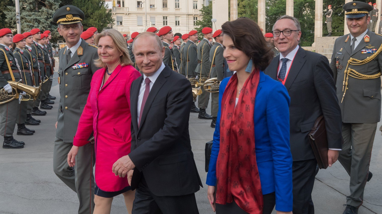 Vladimir Putin i Karin Knajsel