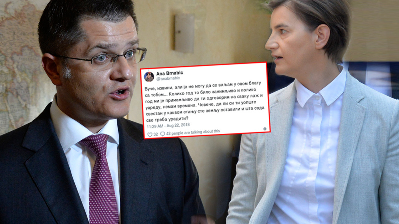 Ana Brnavić i Vuk Jeremić