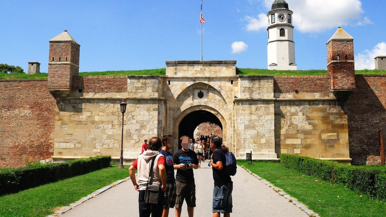 Kalemegdan, Beograd, turisti