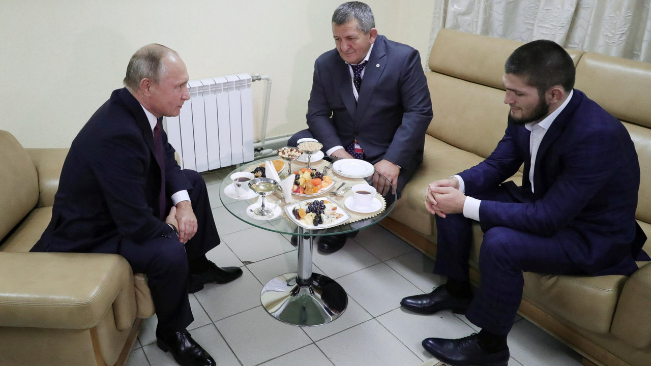 Vladimir Putin i Habib Nurmagomedov