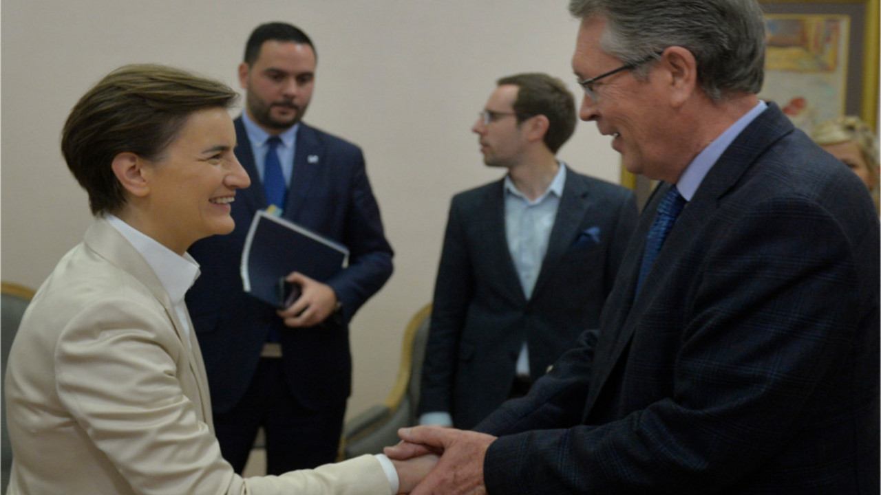 Ana Brnabić i Aleksandar Čepurin