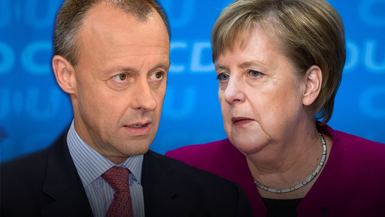 Fridrih Merc i Angela Merkel