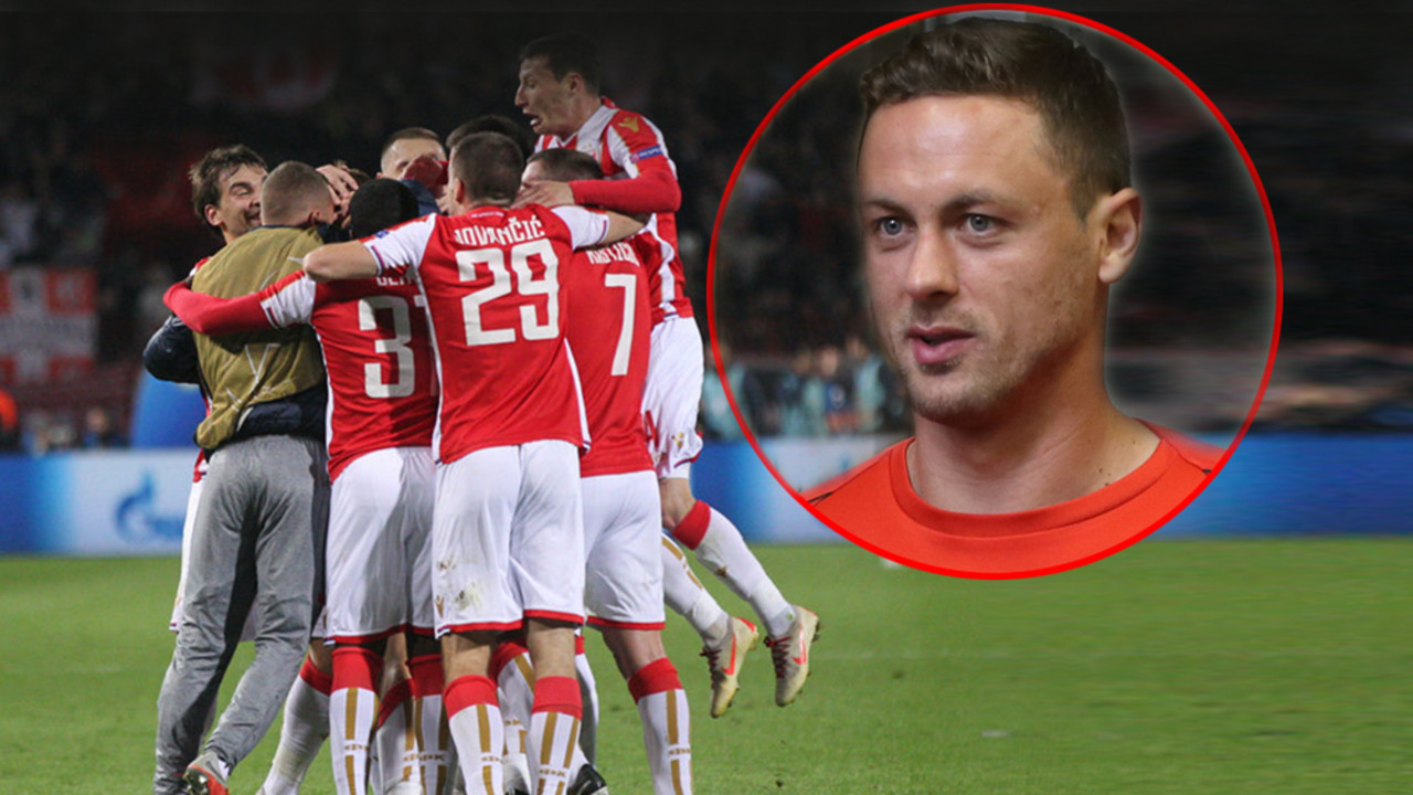 Igrači Crvene zvezde i Nemanja Matić
