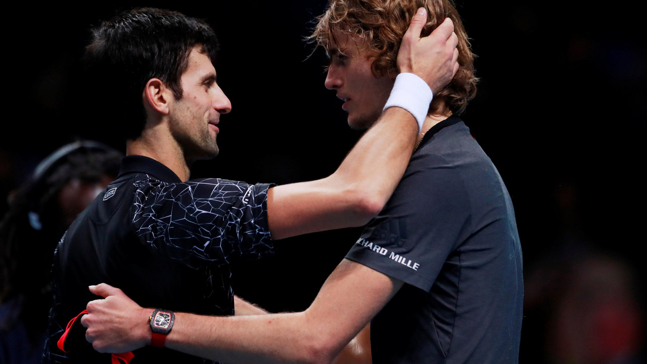 Novak Đoković i Aleksander Zverev
