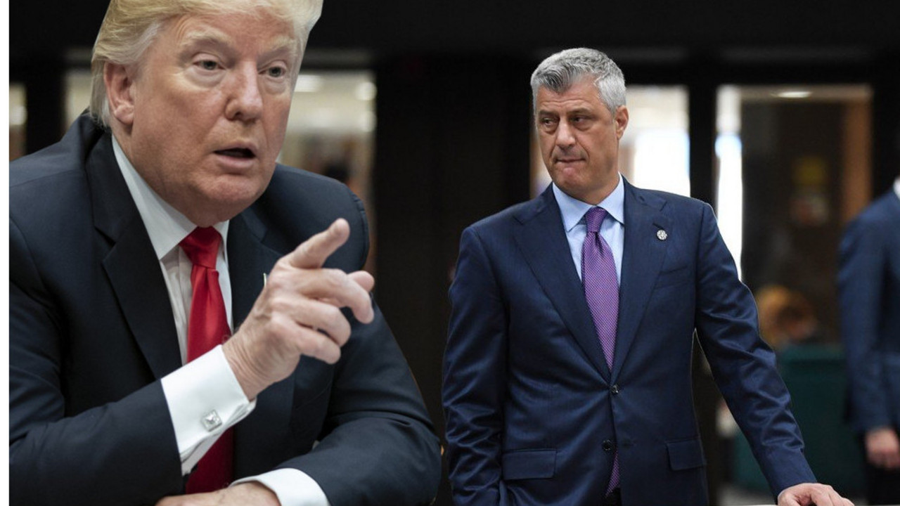 Hašim Tači i Donald Tramp
