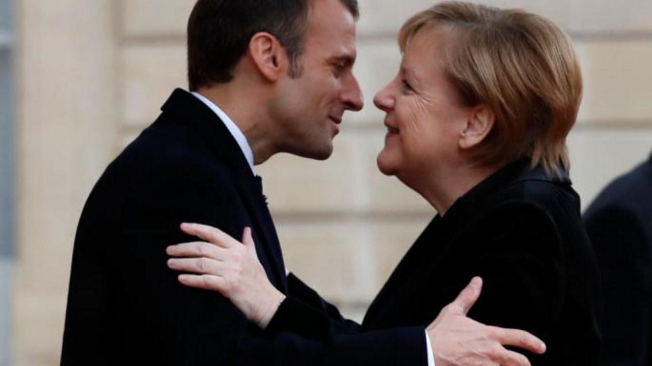 Makron, Merkel