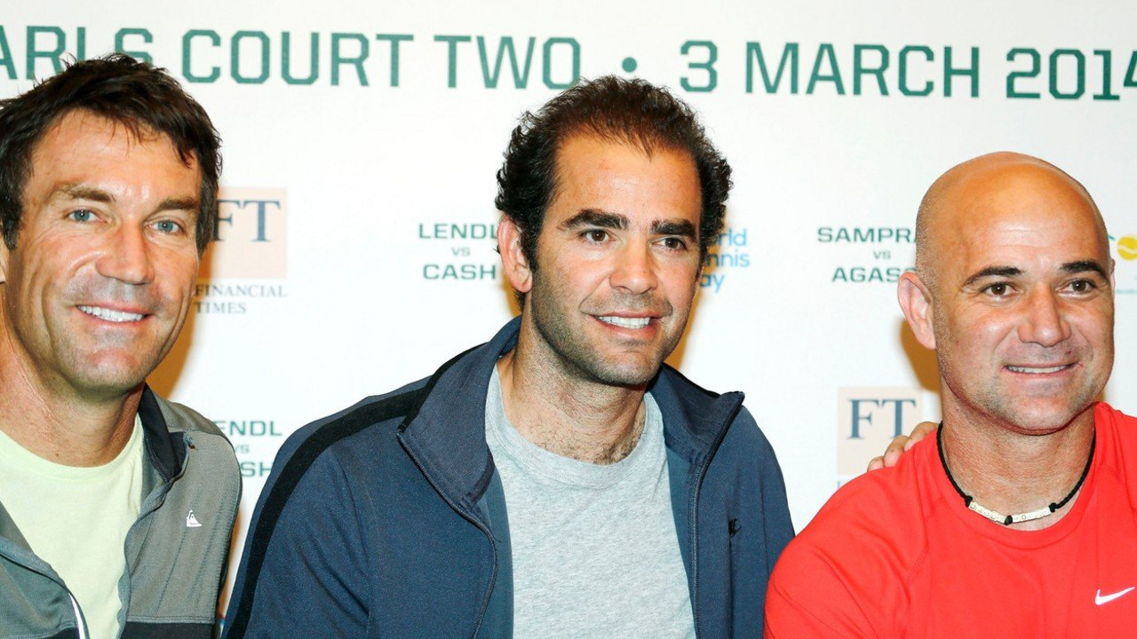 Pet Keš, Andre Agasi i Pit Sampras